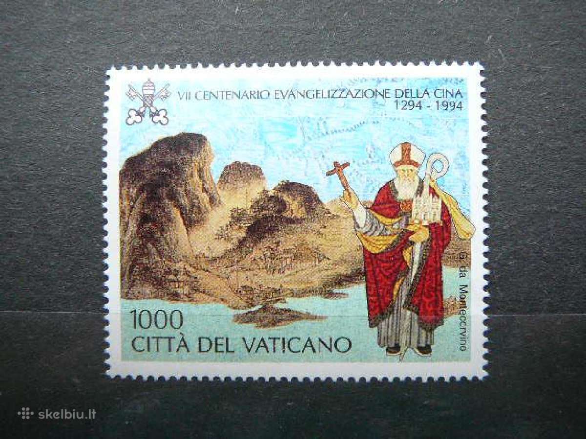 Kinijoje Vatikanas svarus mnh vt947