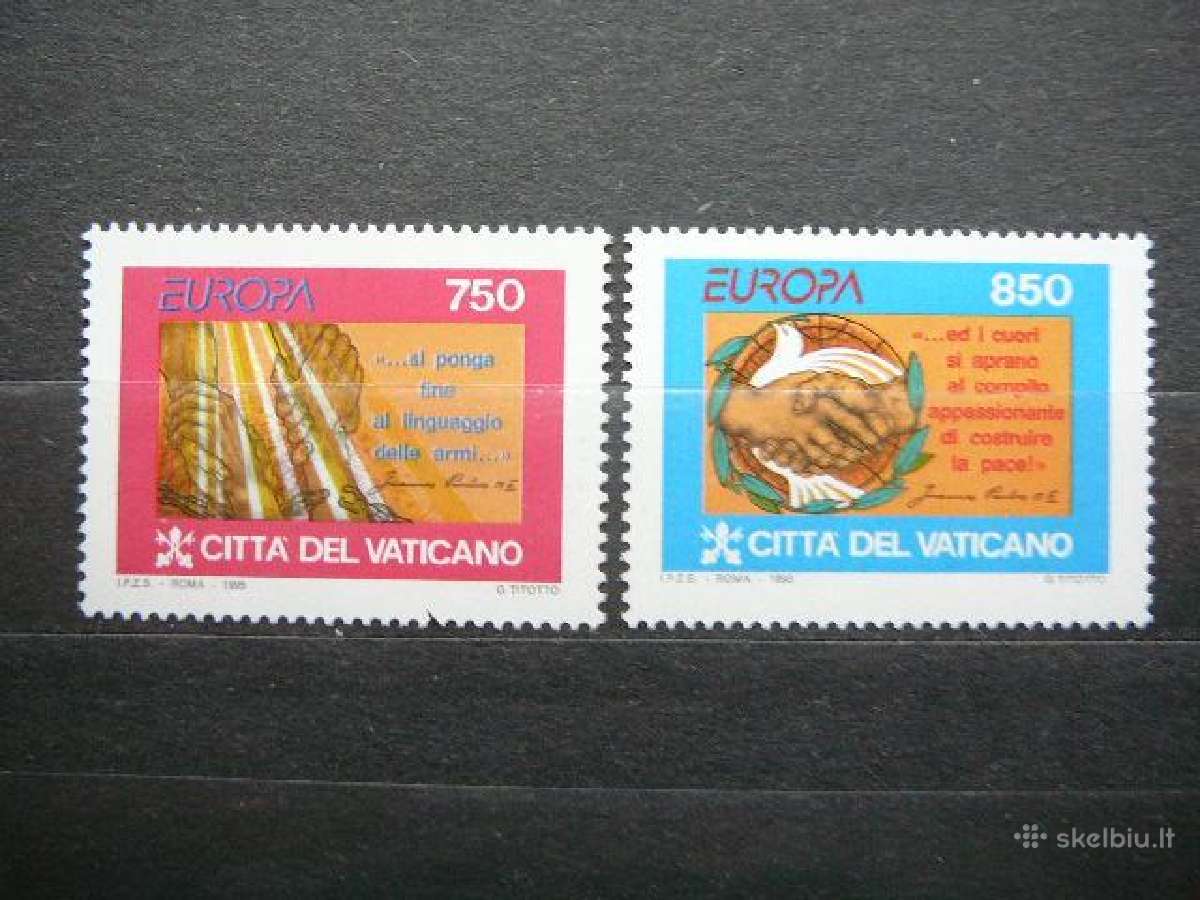 Europa Vatikanas svarus mnh vt953