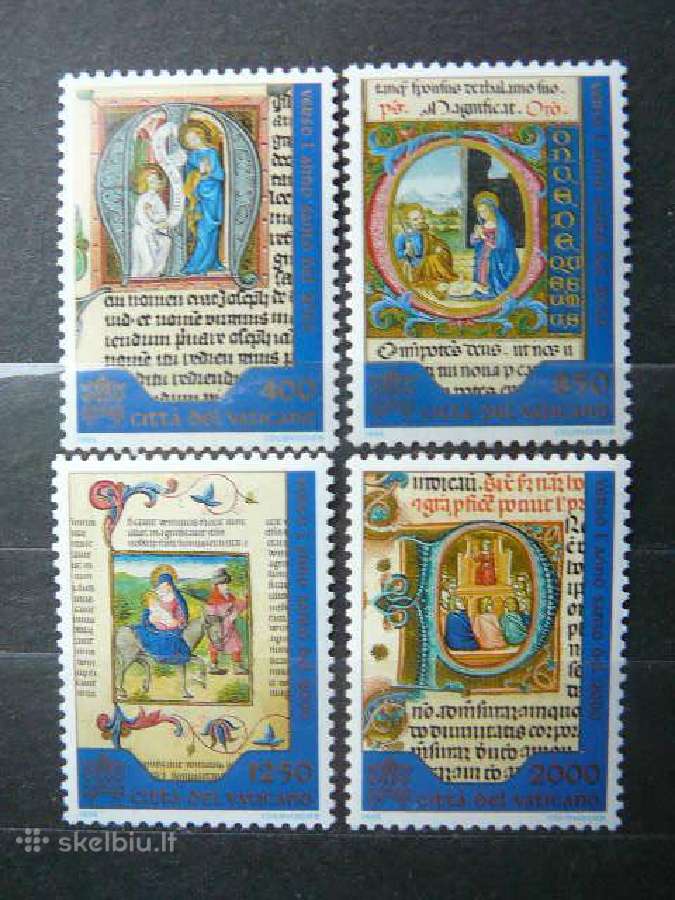 Miniatiuros Vatikanas svarus mnh vt959