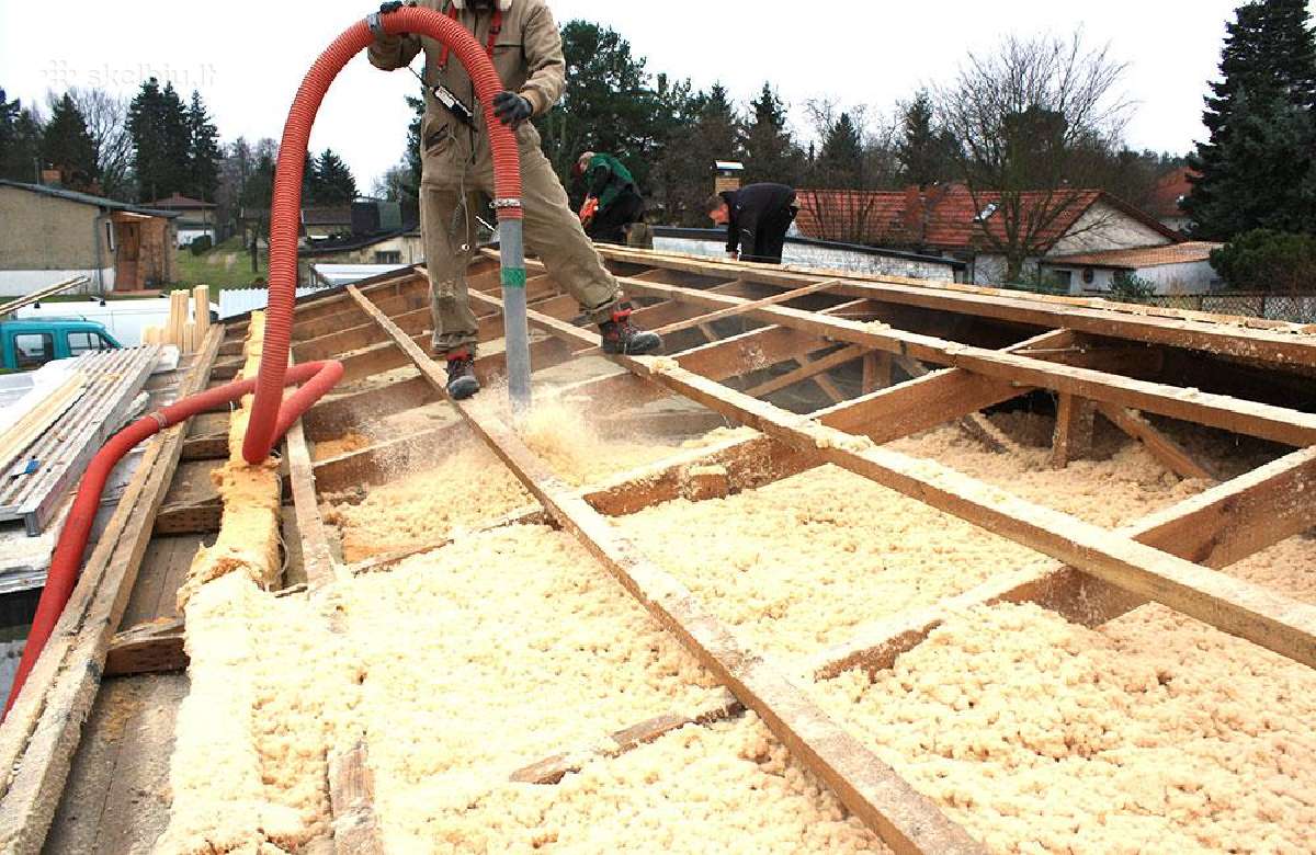 Įpučiama medienos pluošto vata Steico Zell - nuotraukos Nr. 7