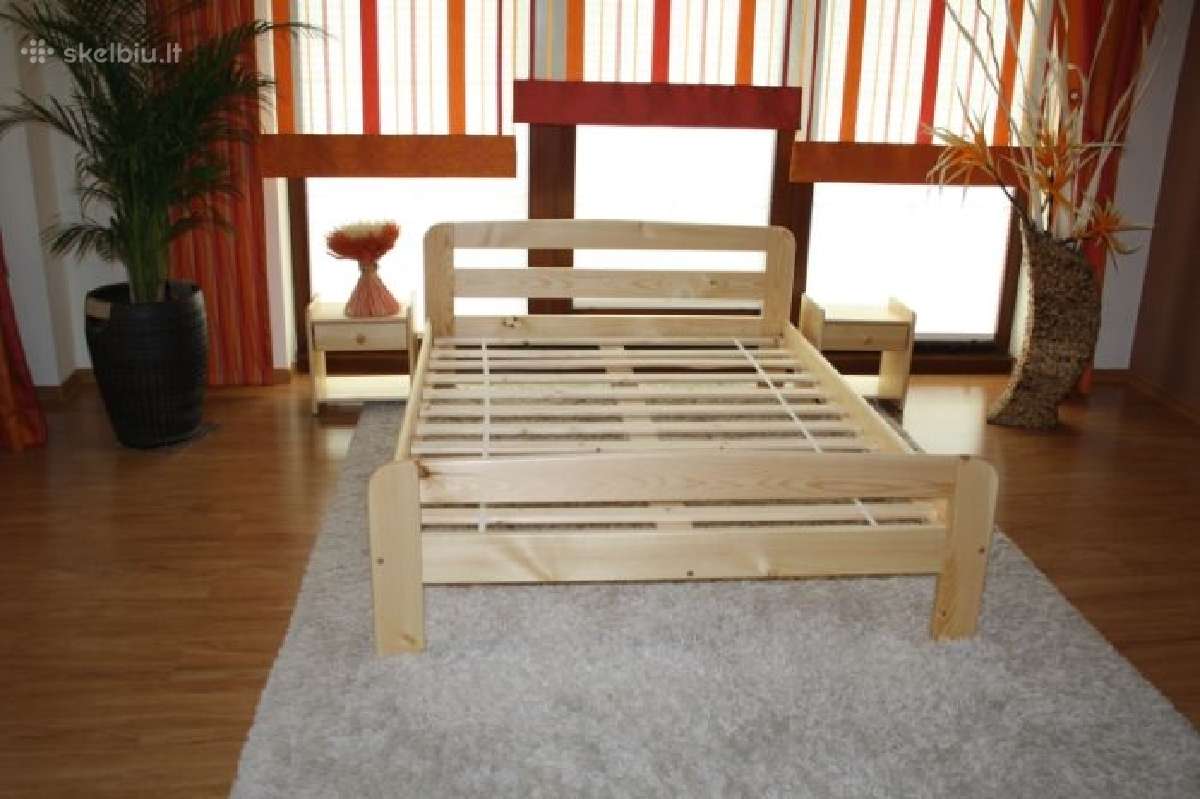 Nauja medinė lova 160x200 tik 150eur - nuotraukos Nr. 6