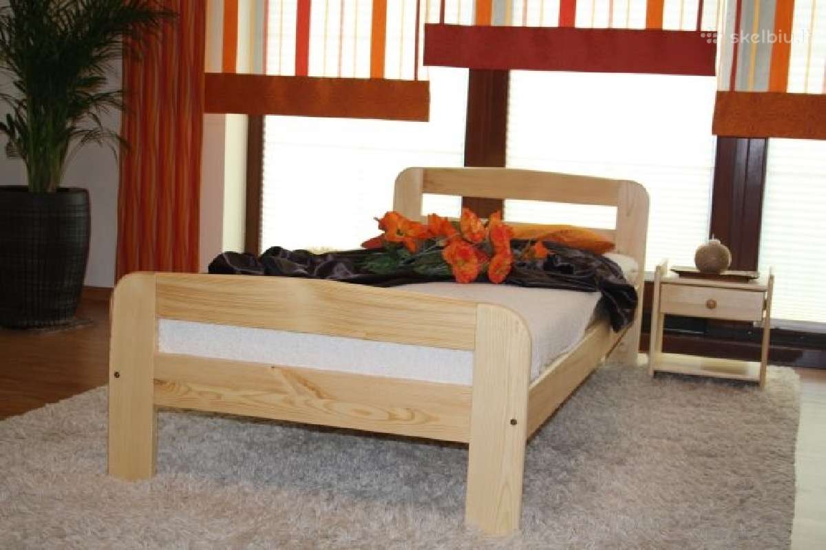 Nauja medinė lova 160x200 tik 150eur - nuotraukos Nr. 8