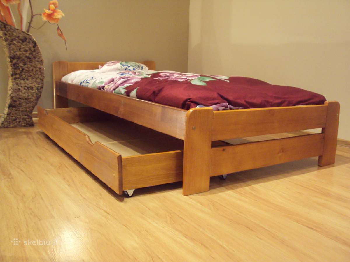 Nauja medinė lova 160x200 tik 150eur - nuotraukos Nr. 9