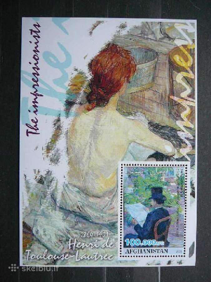 Daile Impresionistai T. Lautrec svarus blk781