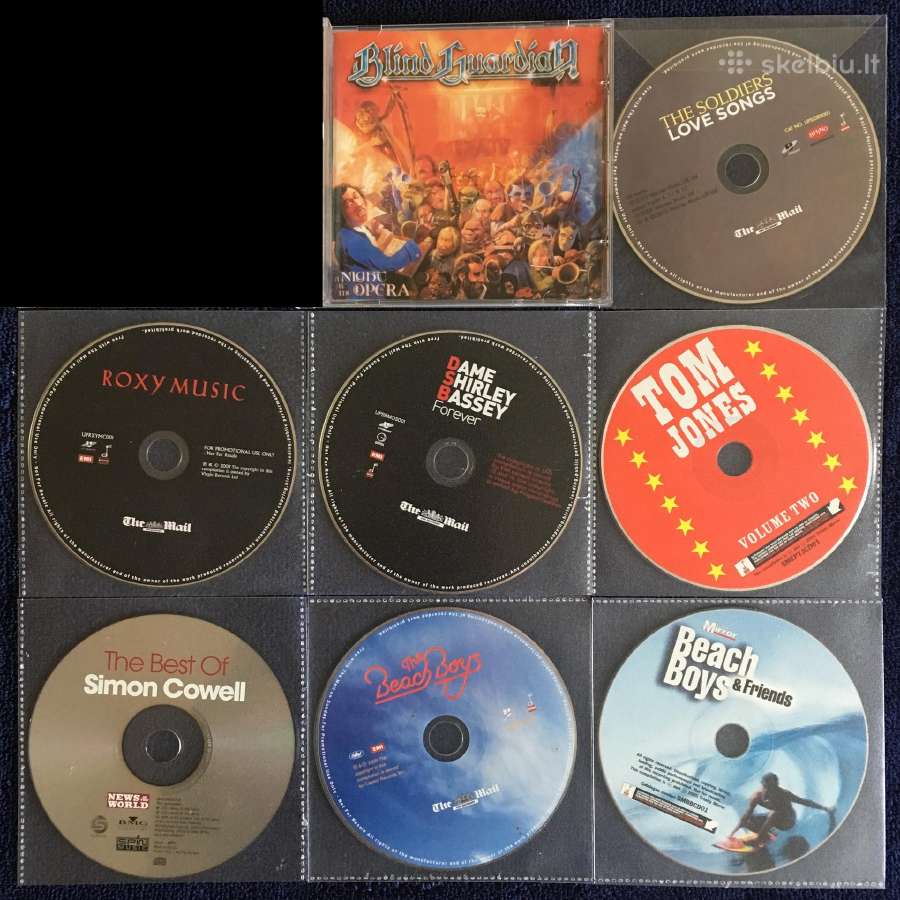 CD su muzikos įrašais