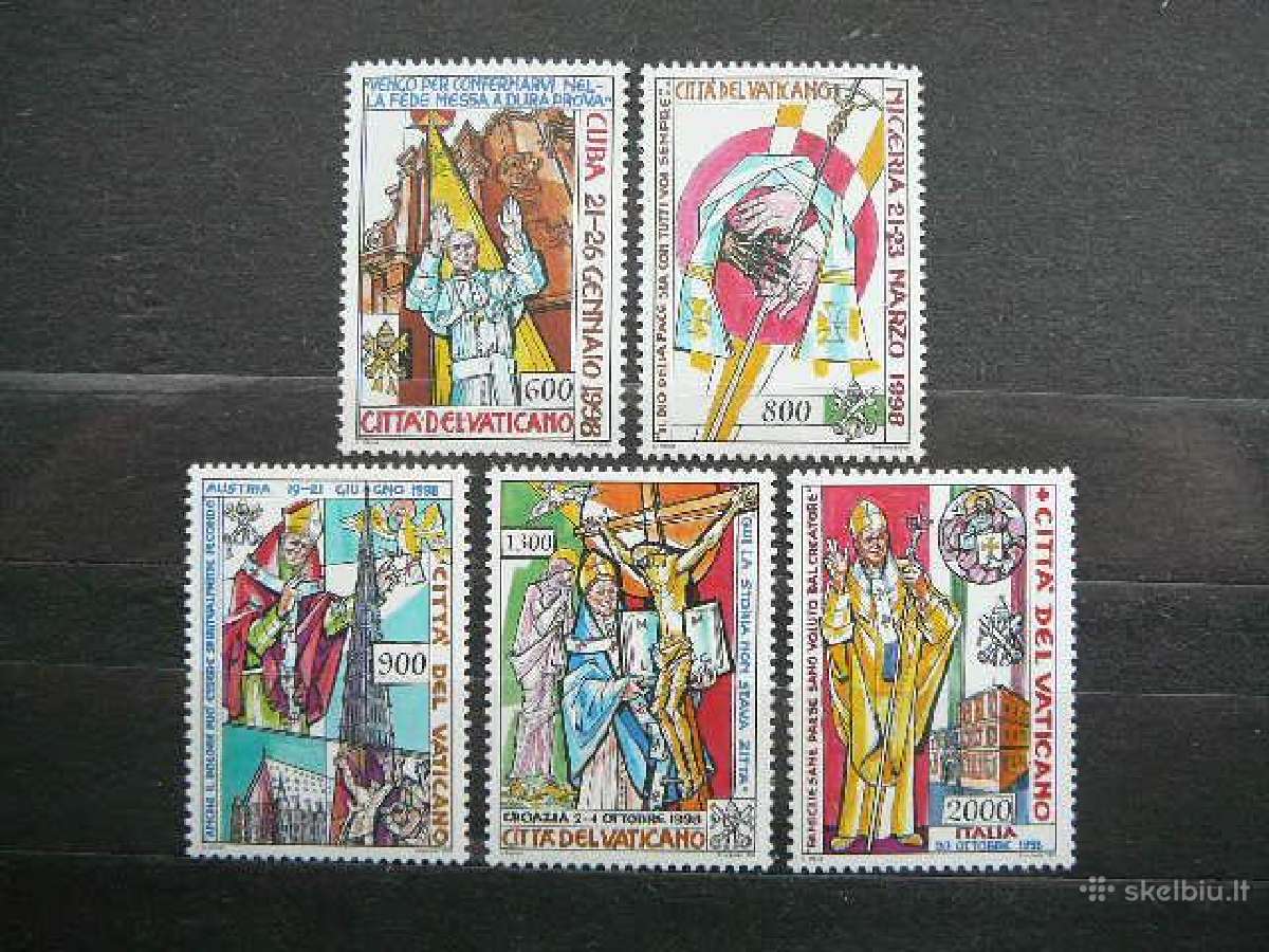 Popiezius Keliones Vatikanas mnh vt997
