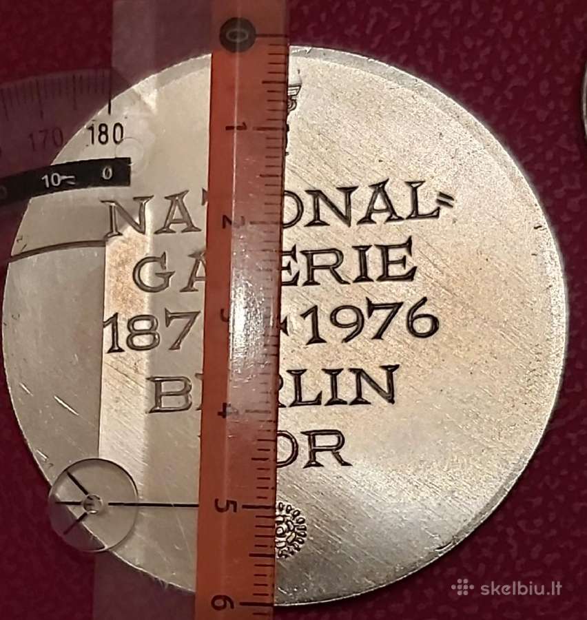 Ddr Medaille - National Galerie - Berlin - nuotraukos Nr. 3