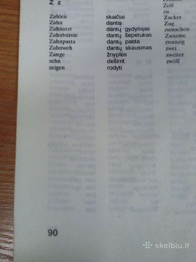 Zodynai. vokieciu-lietuviu, anglu-lietuviu.vokieci - nuotraukos Nr. 5