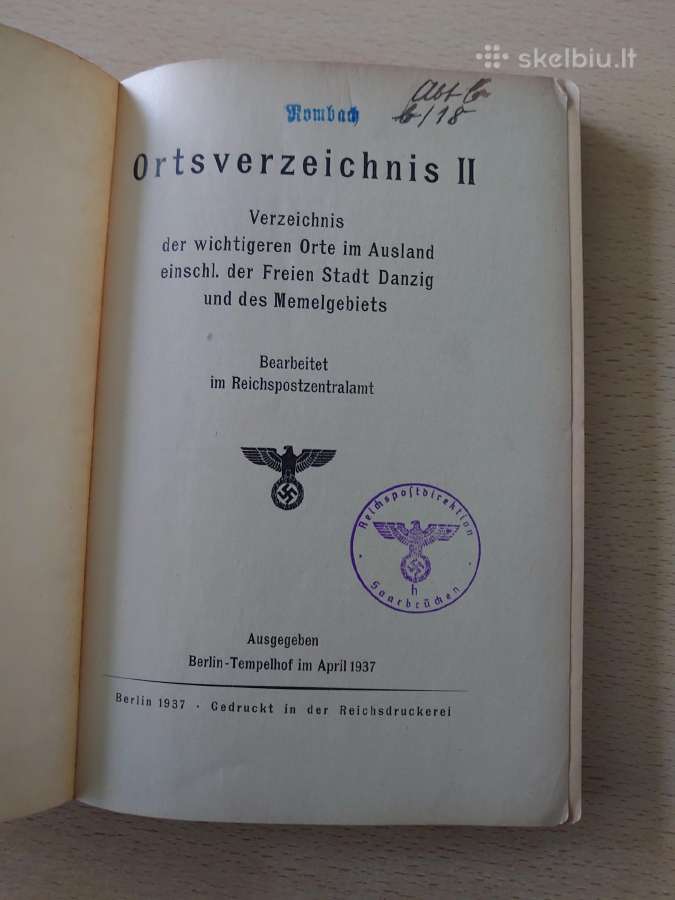 Vietų sąrašas pasaulyje, įskaitant Memel kraštą - nuotraukos Nr. 6
