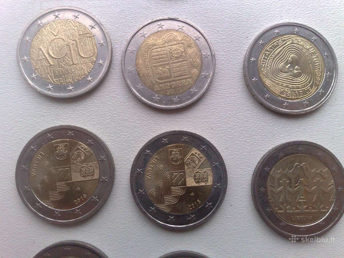 Proginės ir retesnės 2 eurų monetos - nuotraukos Nr. 5