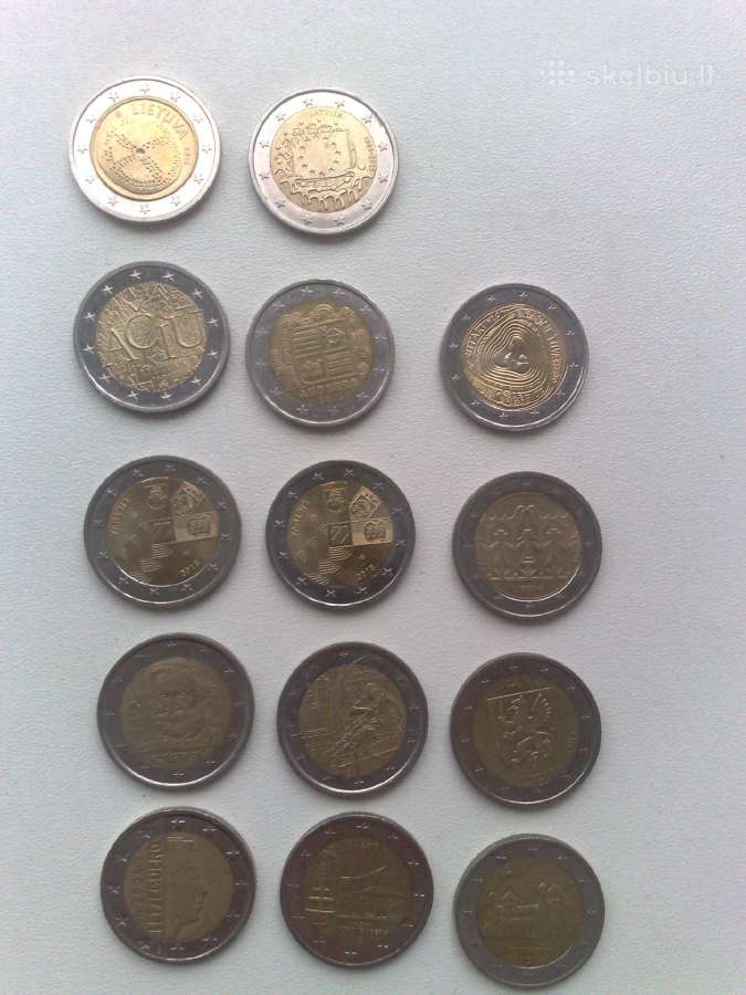 Proginės ir retesnės 2 eurų monetos - nuotraukos Nr. 3