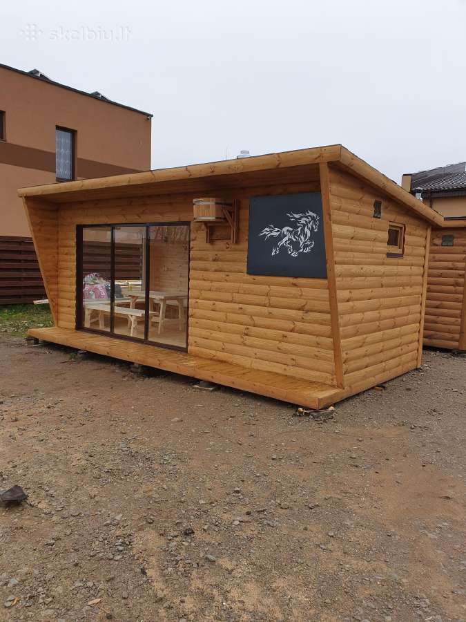 Pirtys medinės pavėsinės ,sodo namelis sandėliukas - nuotraukos Nr. 4