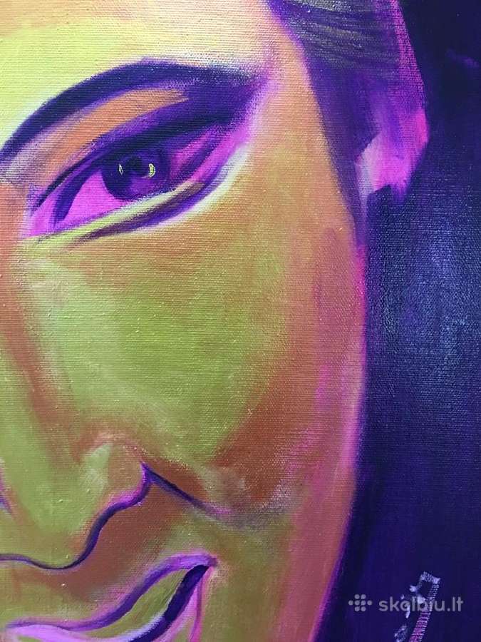 Linas Cicėnas, paveikslas “Elvis in violet" - nuotraukos Nr. 4
