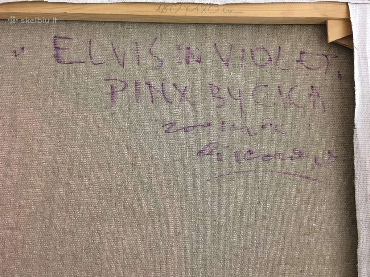 Linas Cicėnas, paveikslas “Elvis in violet" - nuotraukos Nr. 7
