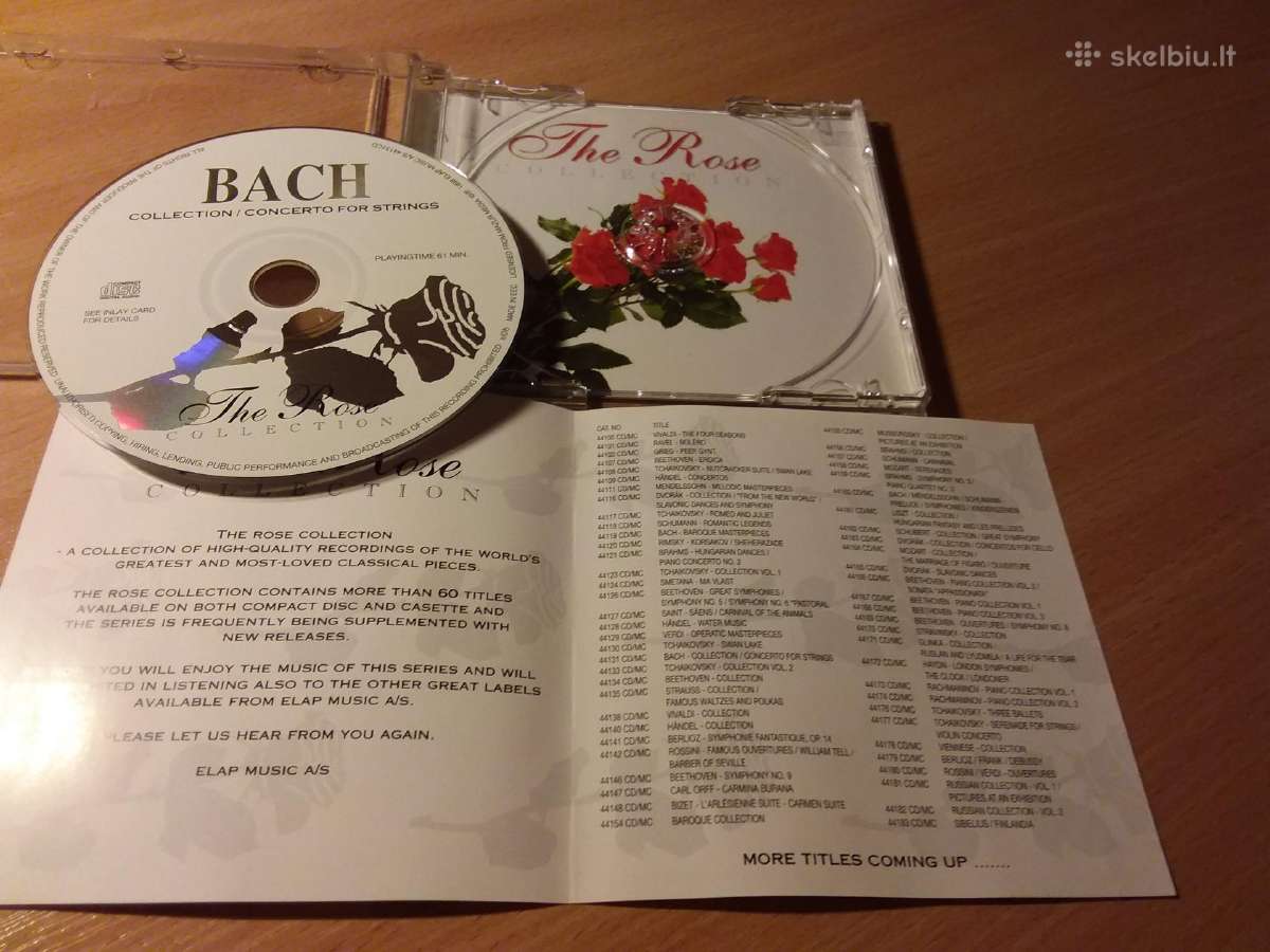 CD Bach originalus. - nuotraukos Nr. 4