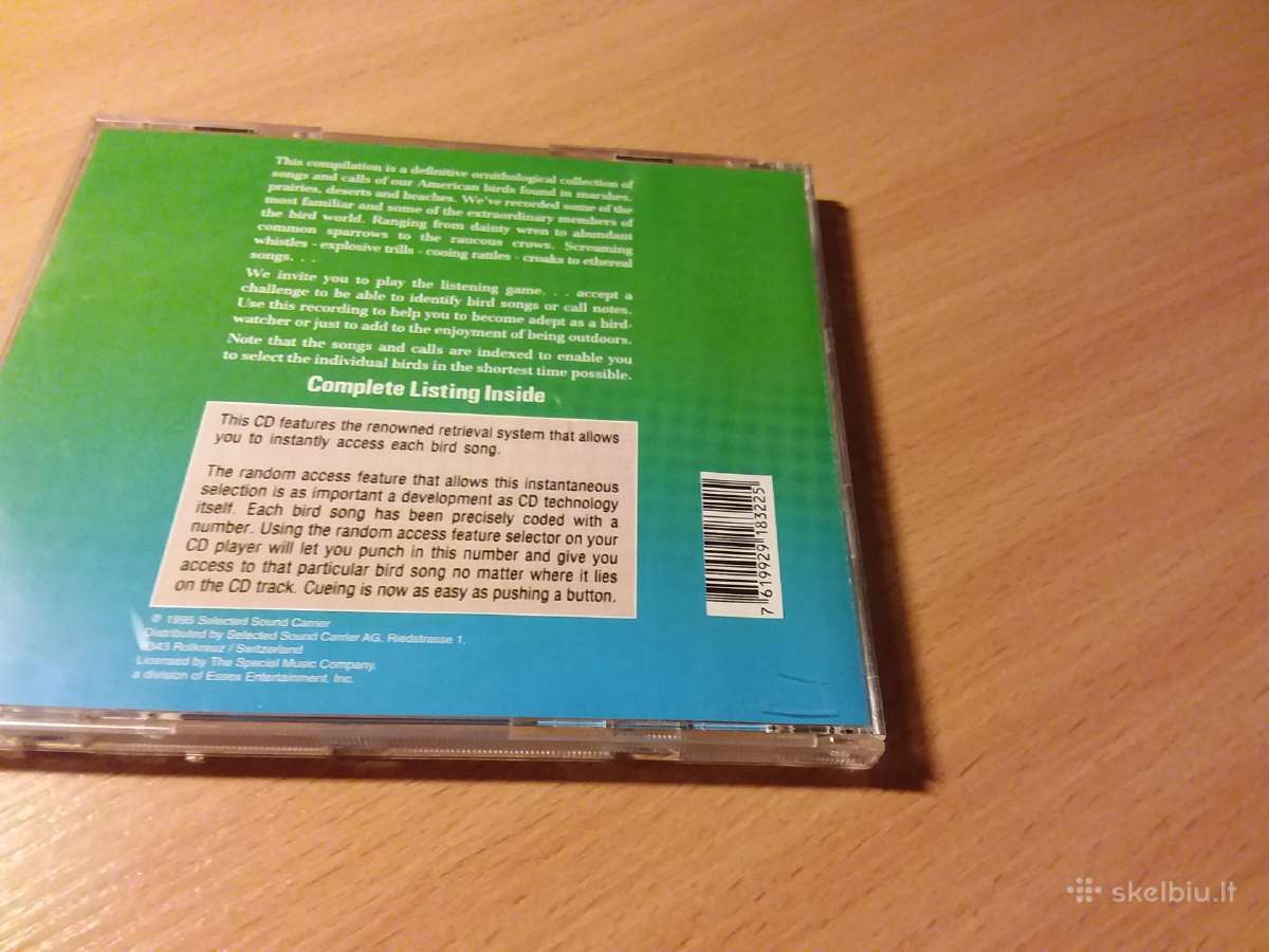 CD Bird Songs And Calls 53 All-american - nuotraukos Nr. 3
