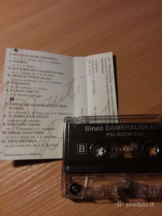 Kasetę dainuoja Birutė Dambrauskaitė - nuotraukos Nr. 2