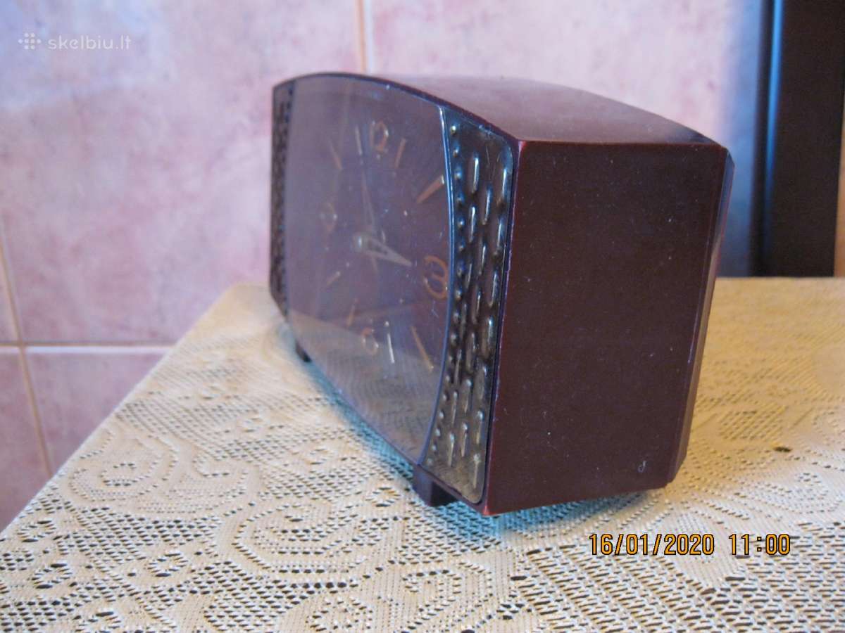 CCCP stalo laikrodis – Veikia .zr. foto. Mechanin - nuotraukos Nr. 5