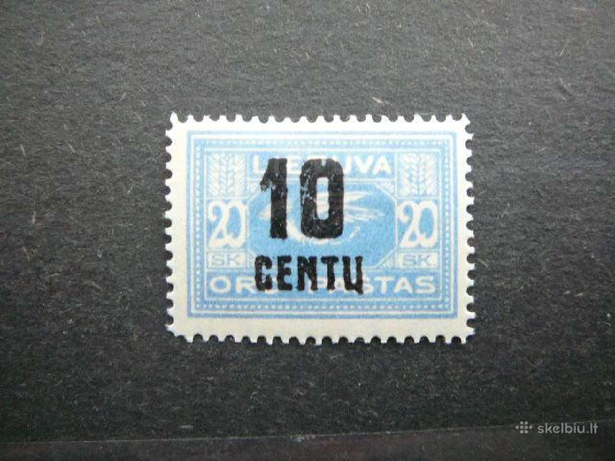 Lietuva 1922 Oro pastas svarus lit176ys