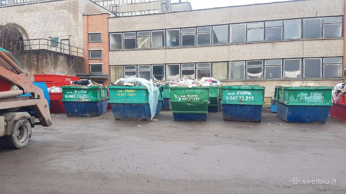 Konteineriu Nuoma Pardavimas Griovimas Šiukšliu iš - nuotraukos Nr. 23