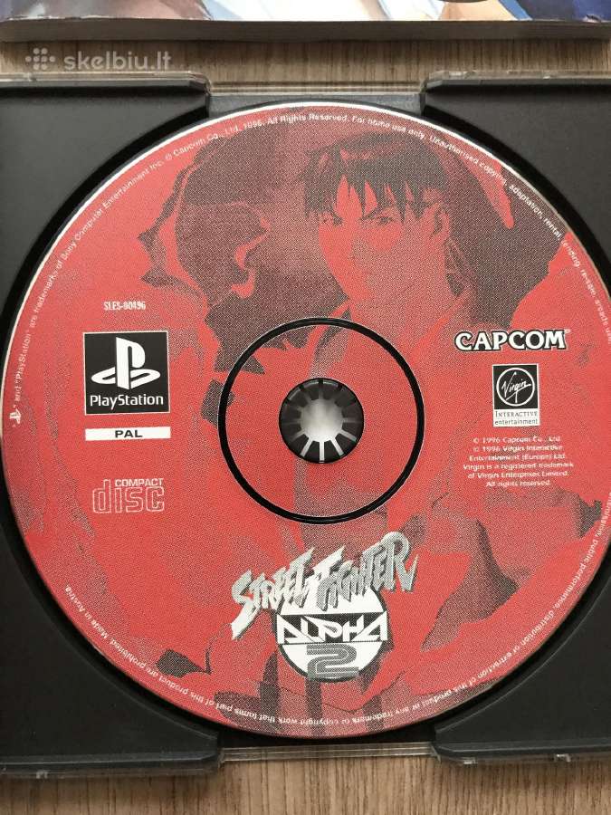 Street fighter alpha 2 pal, ps1, ps2, PS3. - nuotraukos Nr. 4