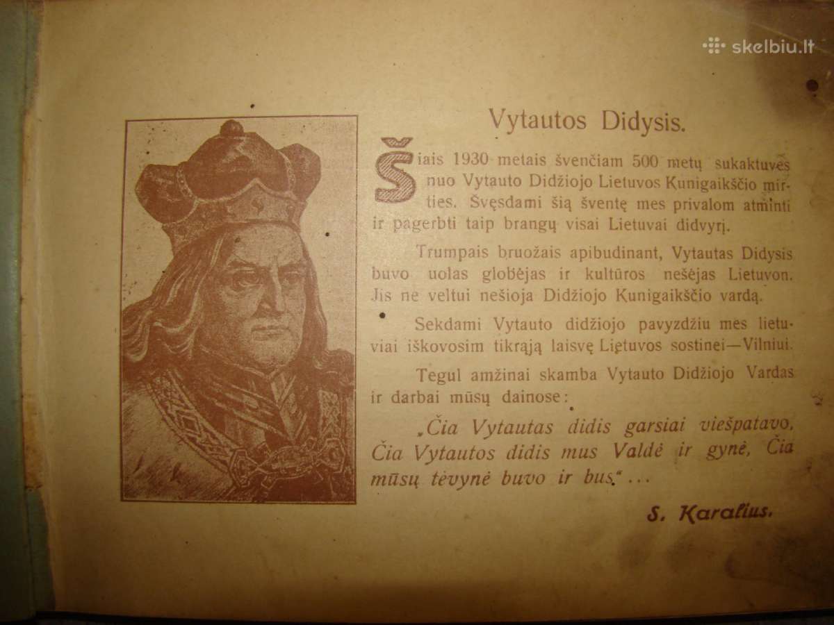 Antikvariatas knyga apie Vytauta - nuotraukos Nr. 2