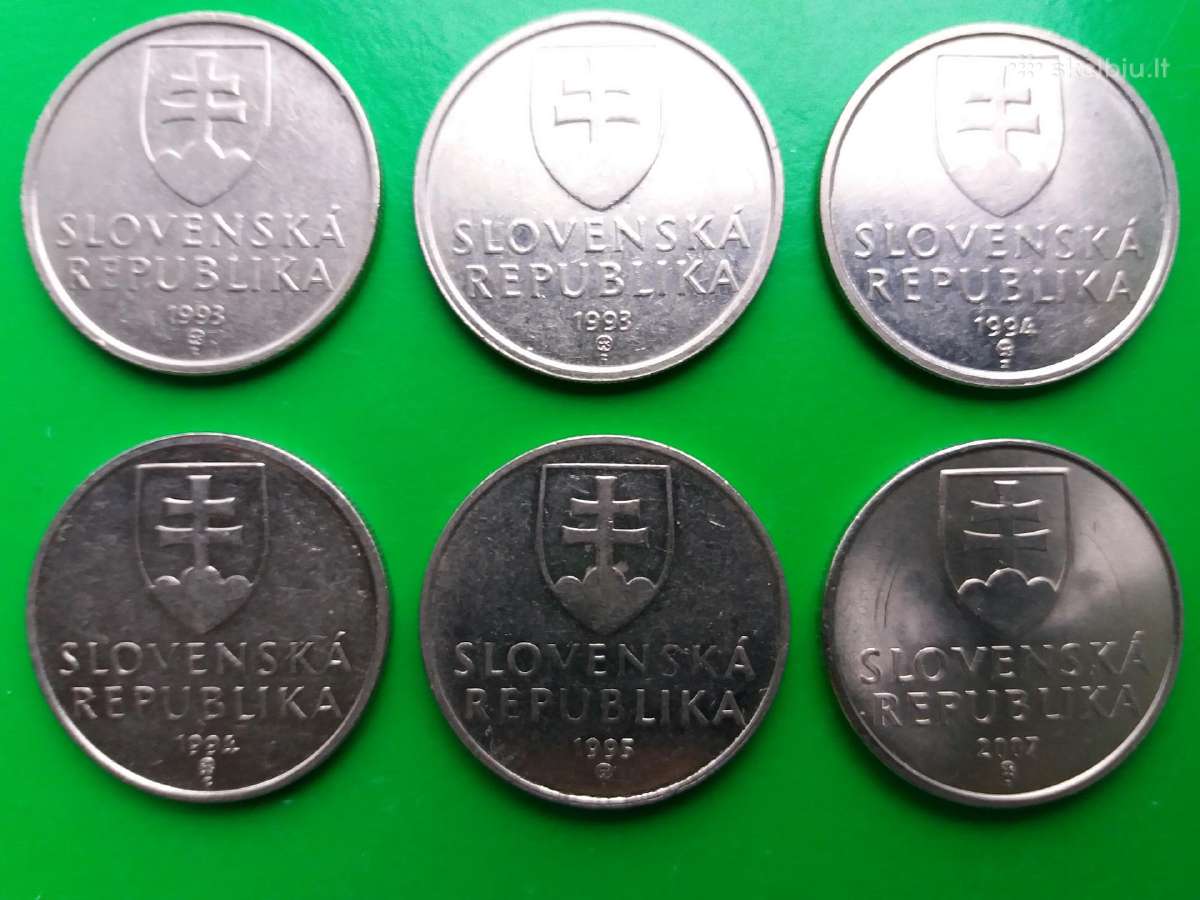 Atnaujinta. Slovakijos Respublikos monetos - nuotraukos Nr. 5