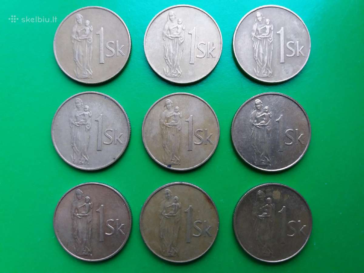 Atnaujinta. Slovakijos Respublikos monetos - nuotraukos Nr. 8