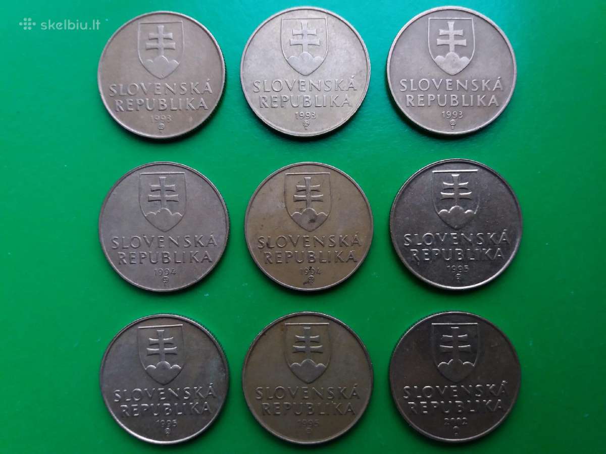 Atnaujinta. Slovakijos Respublikos monetos - nuotraukos Nr. 9