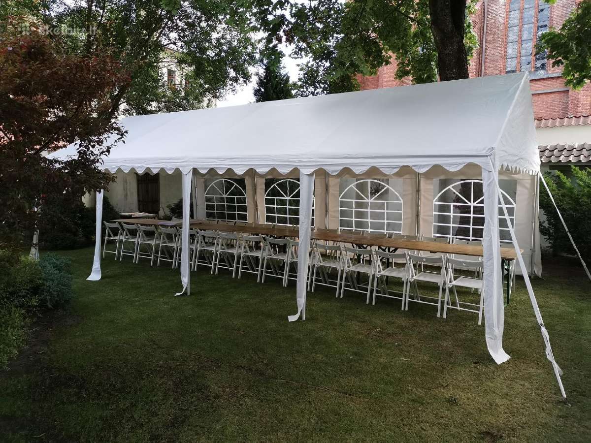 Paviljonų nuoma, stalų, staltiesių, kėdžių nuoma - nuotraukos Nr. 2