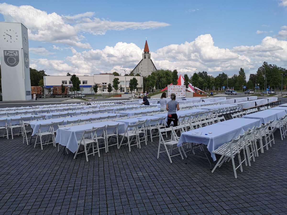 Kedziu, stalu, staltiesiu, serveteliu ir kt nuoma - nuotraukos Nr. 17