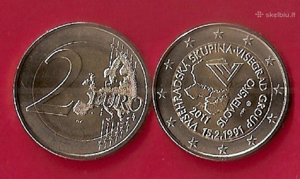 Slovakija 2011m. 2 € “Vyšegrado grupė“ Unc