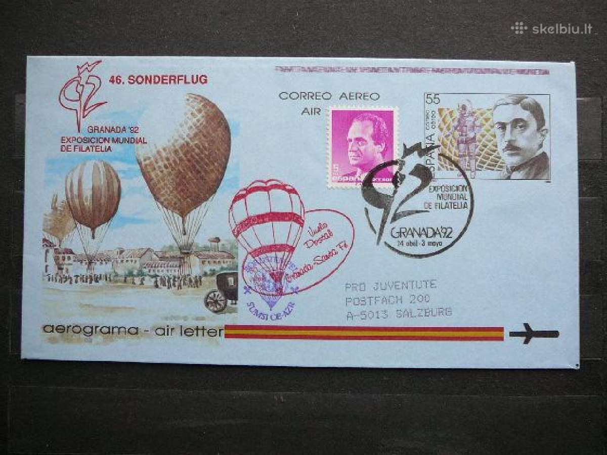 Oro balionai pastas Ispanija 1992 bp541