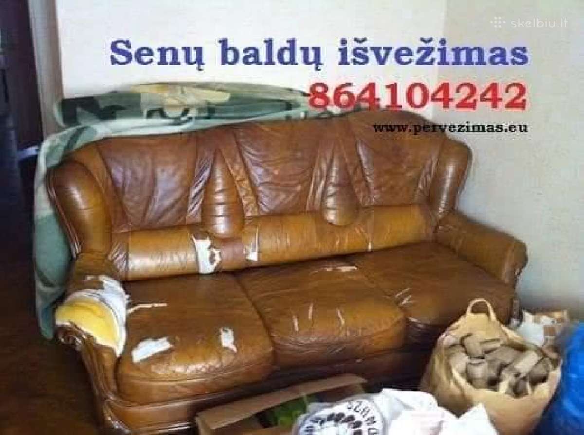 Krovinių pervežimas Senų baldų išvežimas,Šiauliai - nuotraukos Nr. 10