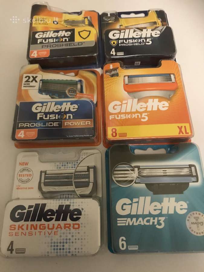 Gillette Fusion peiliukai