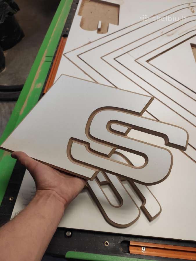 Mdf filingai - CNC frezavimas - Mdf dažymas - nuotraukos Nr. 22