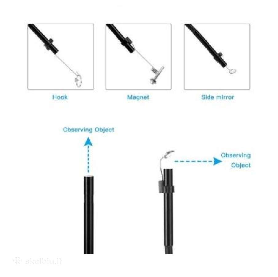 Endoskopinė WiFi kamera, 5.5mm, įvairių ilgių - nuotraukos Nr. 4