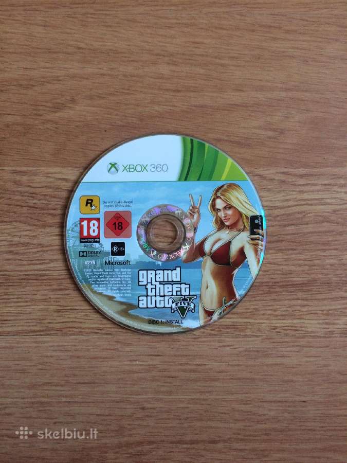 Gta5 xbox360 install disc only