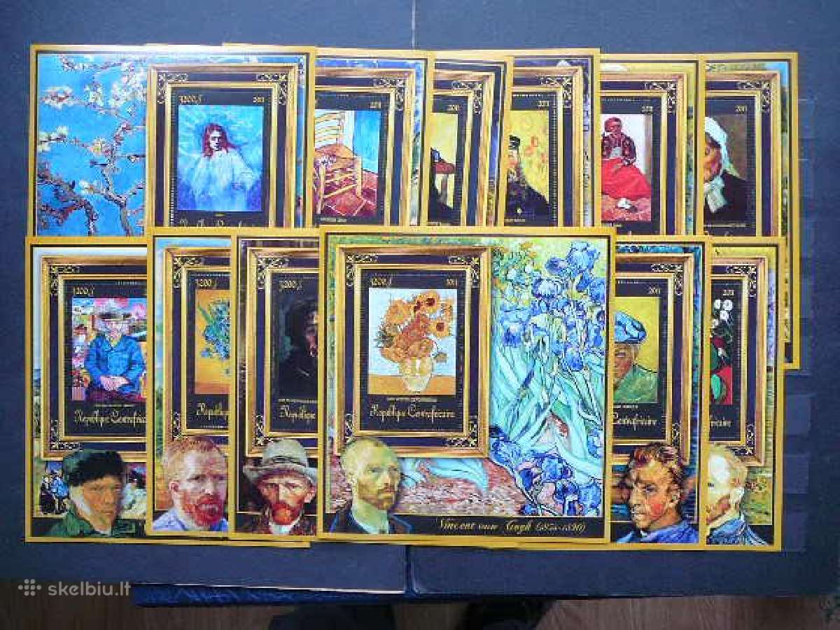 Daile V. van Gogas 12bloku svarus car214