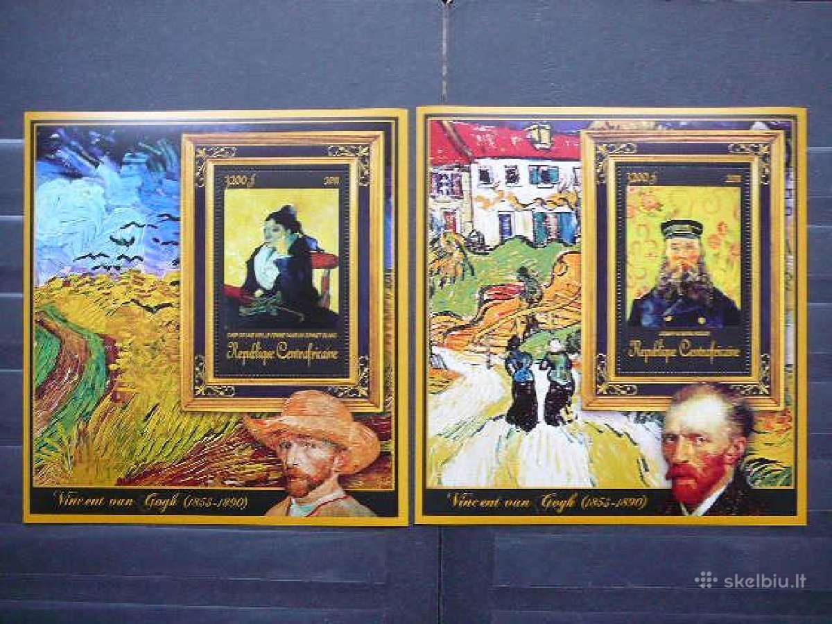 Daile V. van Gogas 12bloku svarus car214 - nuotraukos Nr. 3