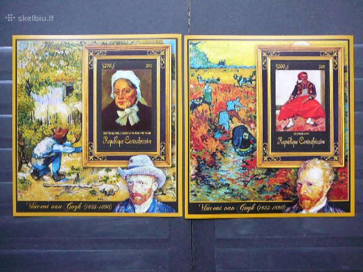 Daile V. van Gogas 12bloku svarus car214 - nuotraukos Nr. 4