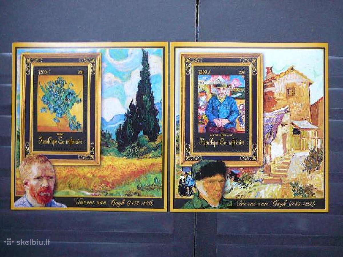 Daile V. van Gogas 12bloku svarus car214 - nuotraukos Nr. 6