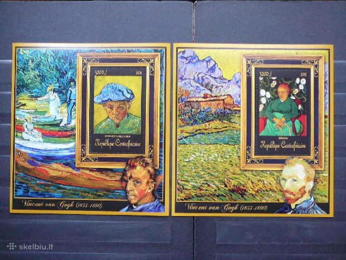 Daile V. van Gogas 12bloku svarus car214 - nuotraukos Nr. 7
