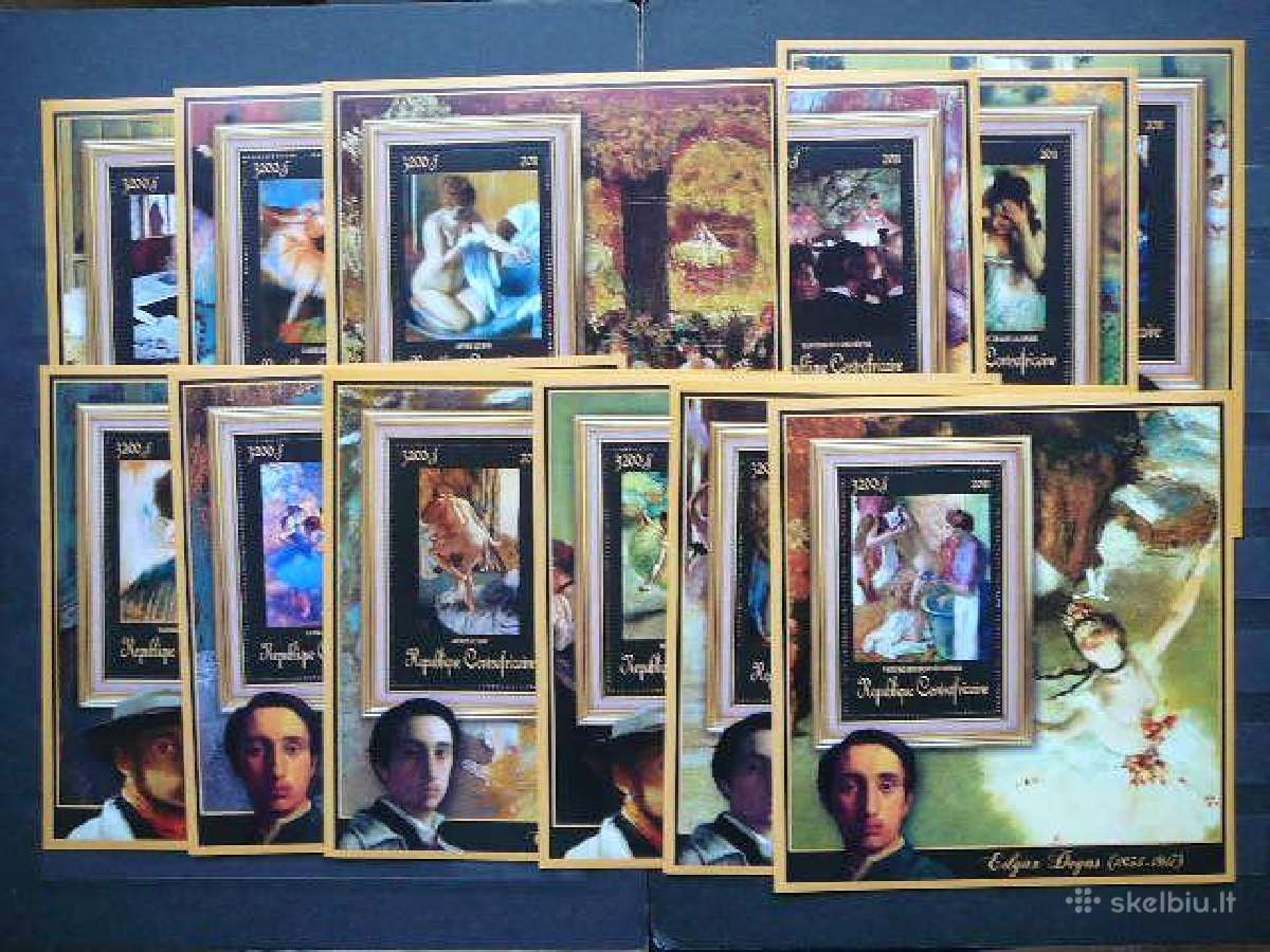 Daile E. Degas 12bloku svarus car215