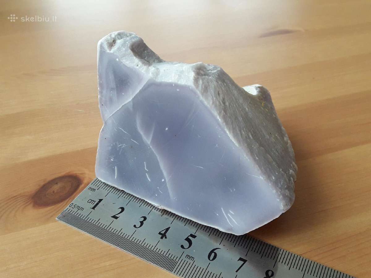 Natūralus mineralas akmuo chalcedonas - nuotraukos Nr. 7