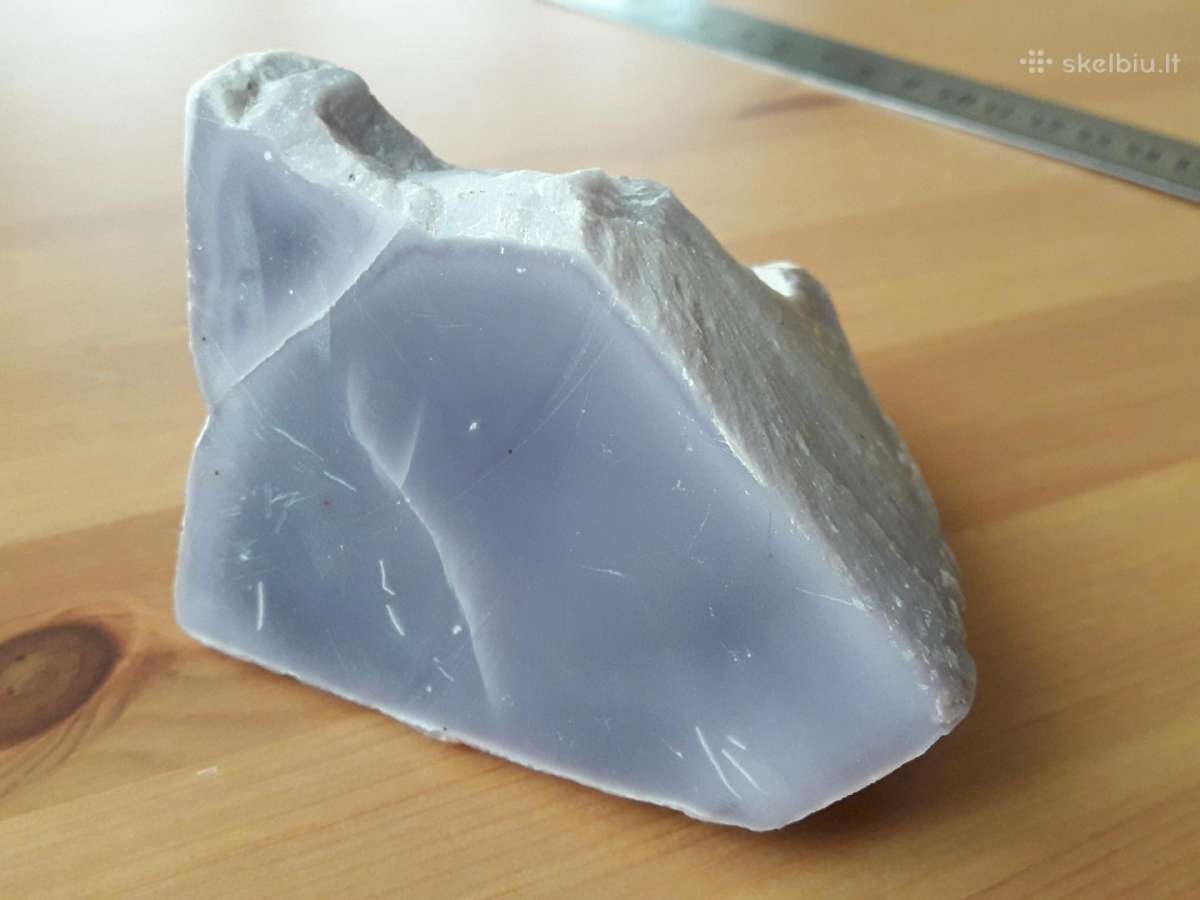 Natūralus mineralas akmuo chalcedonas - nuotraukos Nr. 8