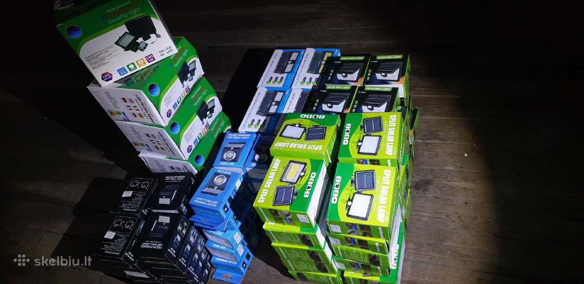 LED lauko šviestuvai su saulės baterija nauji! - nuotraukos Nr. 23