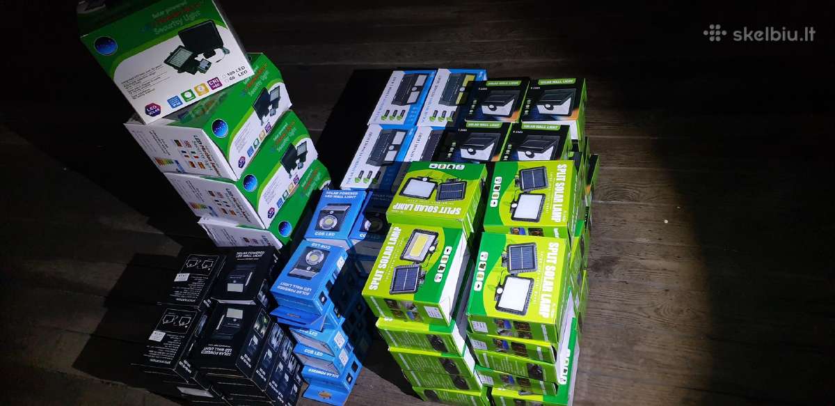 LED šviestuvai su saulės kolektorium ir davikliais - nuotraukos Nr. 14