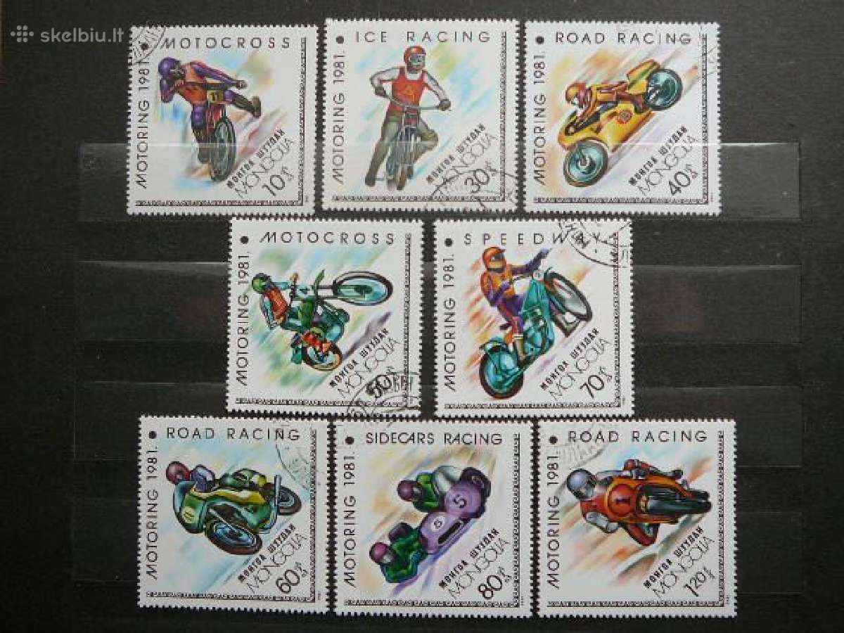 Motociklai Mongolija antsp. lp71