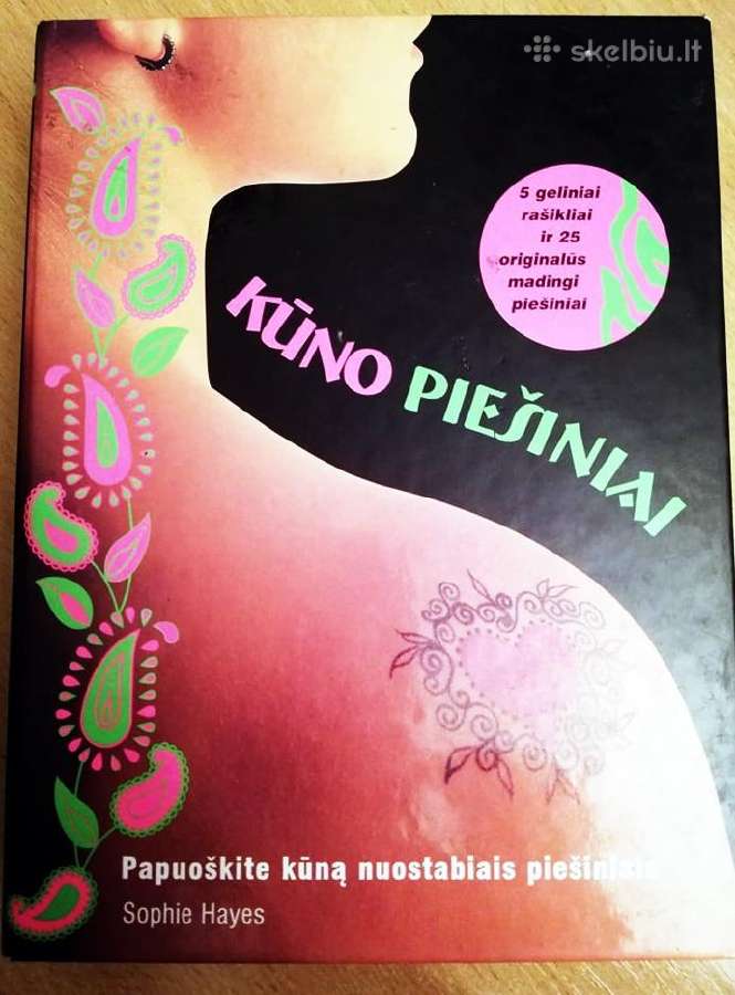 Kūno piešiniai. Sophie Hayes